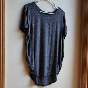 Halogen Gray Scoop Neck Maternity Jersey Size Medium